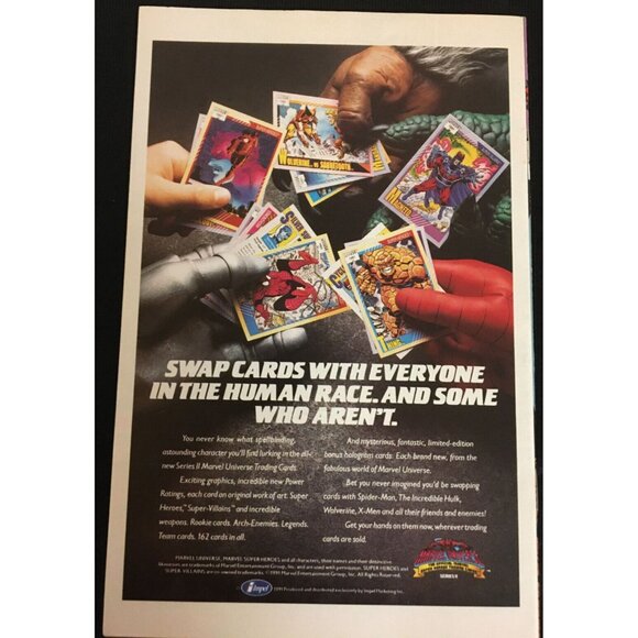 X-Force Vol. 1 #2- 2nd Appearance of Deadpool Vtg. 1991 with Art by Rob Liefeld - Picture 7 of 9